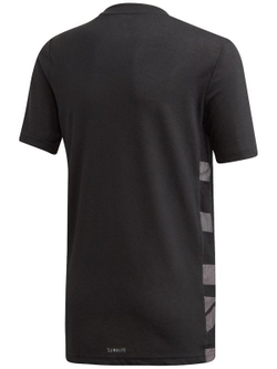 Детская теннисная футболка Adidas Boys Escouade T-Shirt - black/white