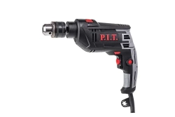 Дрель электрическая от сети ударная P.I.T. PSB13-C2, 780Вт, ударный механизм, реверс, регулировка об. 0-3000