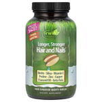 Irwin Naturals, Healthy Skin & Hair Plus Nails, 120 мягких желатиновых капсул с жидкостью