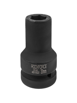 Головка ударная глубокая 1'', 20мм (6гр.) RockForce RF-48510020