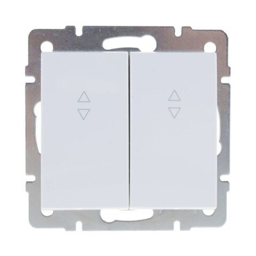 RAIN 703 0288 106 Выключатель проходной 2-ой белый 10шт/120шт