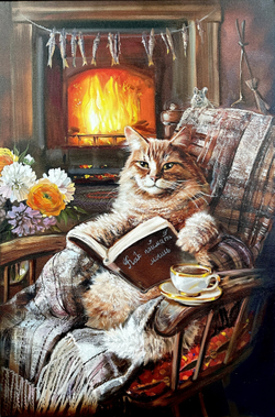 Кот учёный