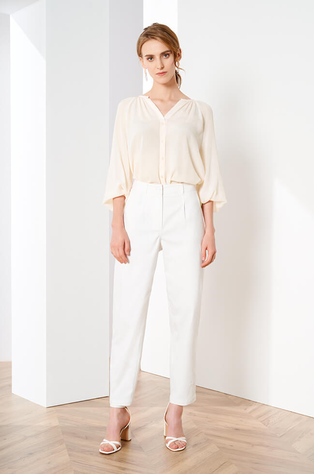 22450 Блузка женская (сливочный)