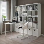 Письменный стол с книжной полкой 25 ячеек - IKEA LAGKAPTEN/KALLAX/ ЛАГКАПТЕН/КАЛЛАКС ИКЕА, белый
