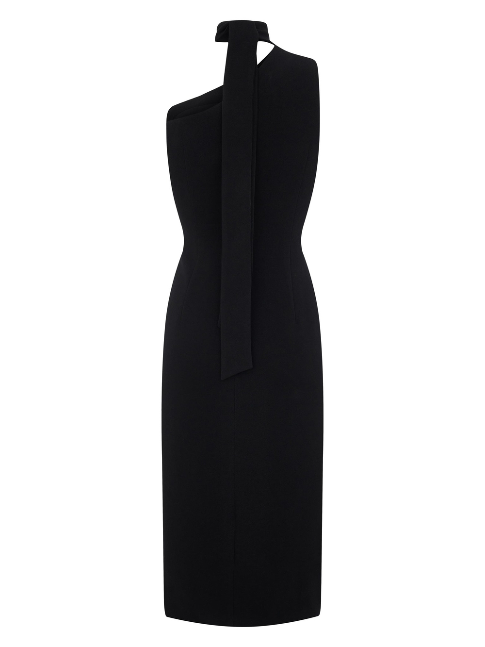 midi dress with a choker