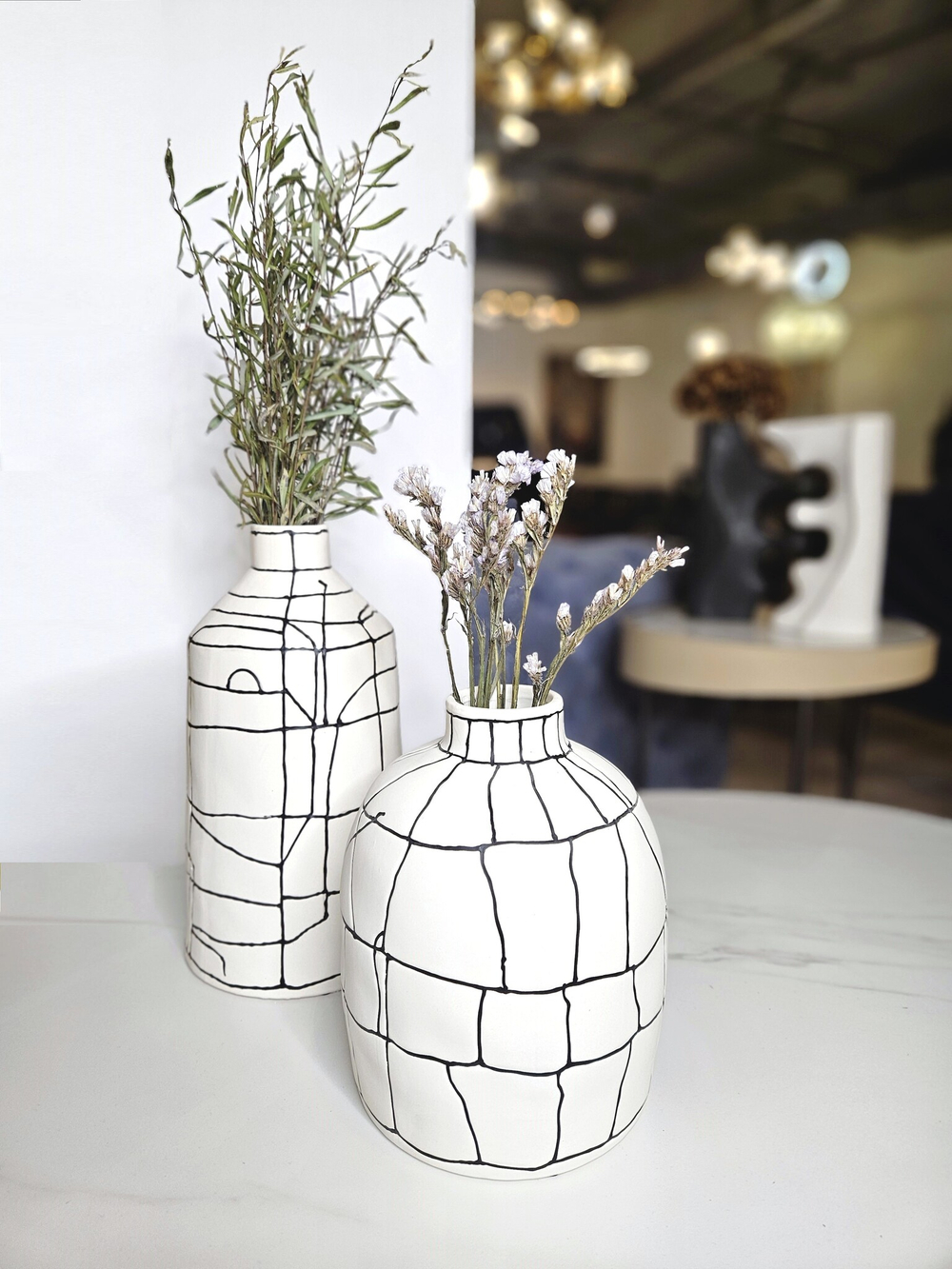 Ваза Black line narrow mouth vase A