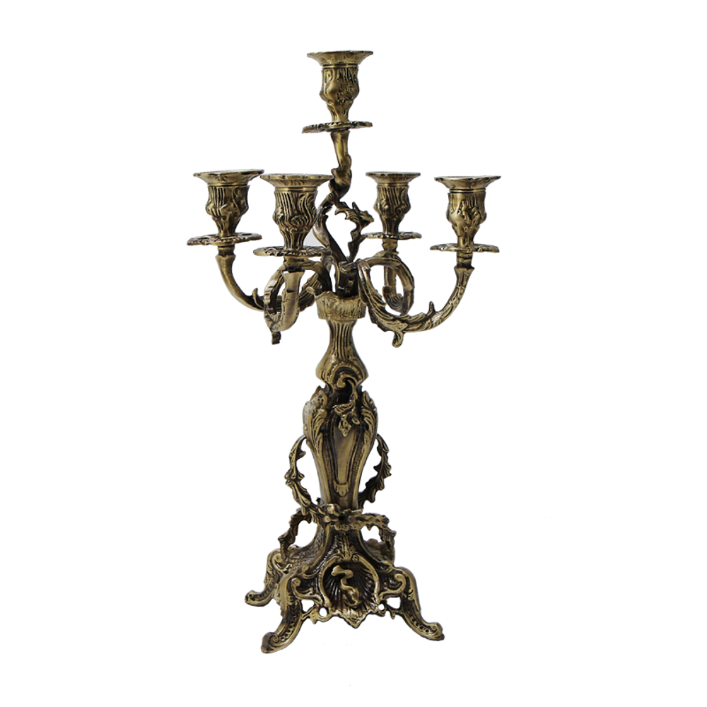 Bello De Bronze Канделябр Голфино 5-ти рожковый, антик