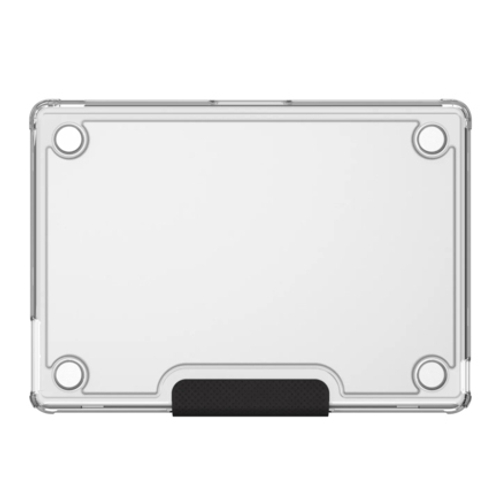 Защитный чехол-накладка UAG [U] Lucent для MacBook Air 13 дюймов (M2–M3, 2022 и новее) «Прозрачный лёд»/Чёрный | Ice/Black