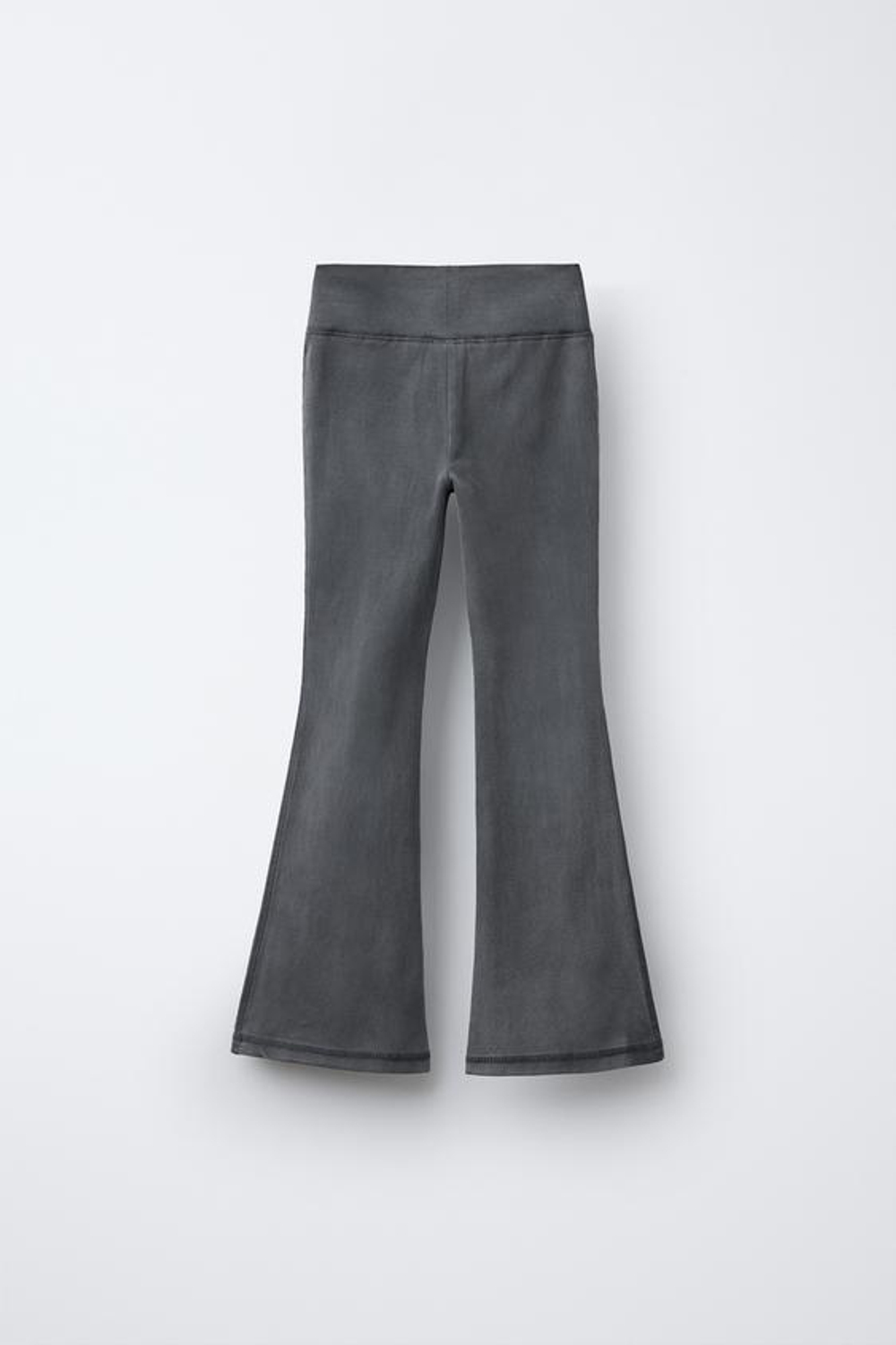 ZARA РАСКЛЕШЕННЫЕ ЛЕГИНСЫ, ТЕМНО-СЕРЫЙ