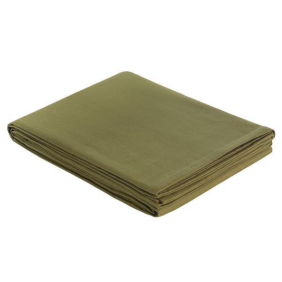 Скатерть из хлопка оливкового цвета из коллекции essential, 170х250 см