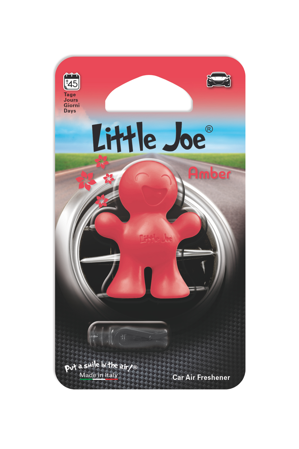 Little Joe Amber (Янтарь)- pink red Автомобильный освежитель воздуха