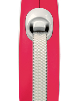 Поводок-рулетка Flexi New Comfort S. Лента 5 м. для собак до 15 кг. Красный