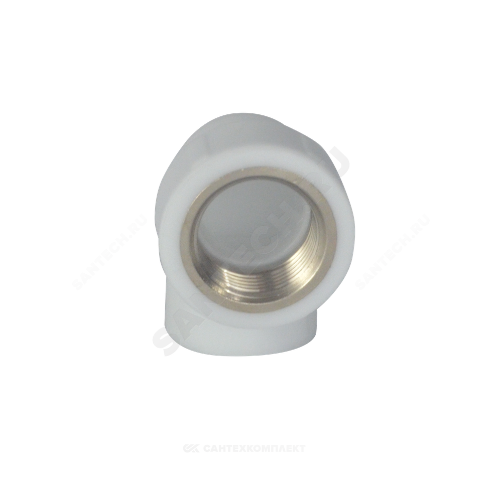 Угольник PP-R комбинированный белый Дн 20х1/2" ВР PRO VALFEX 10125020-PRO