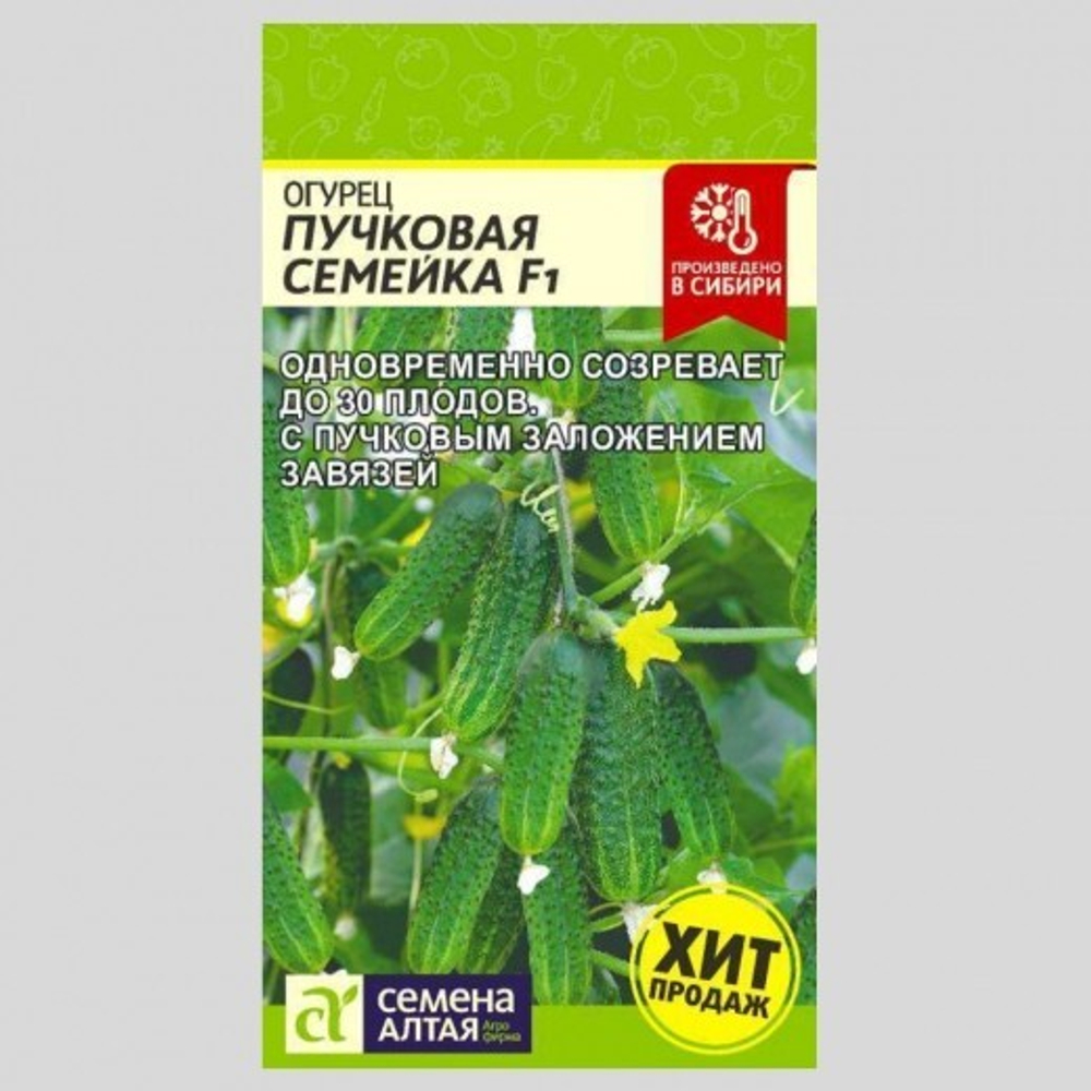Огурец Пучковая Семейка Семена Алтая
