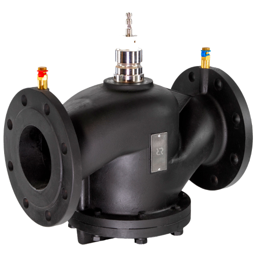 Клапан балансировочный комбинированный РИДАН AQF-R DN65 PN16, с ниппелями, фланцевый