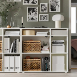 Открытый шкаф - VIHALS IKEA/ВИХАЛС ИКЕА, 37х90х286 см, белый