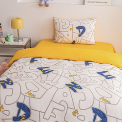 Комплект постельного белья на резинке Сатин Люкс KIDS 100% хлопок CDKR072 1.5-спальный наволочки 50x70