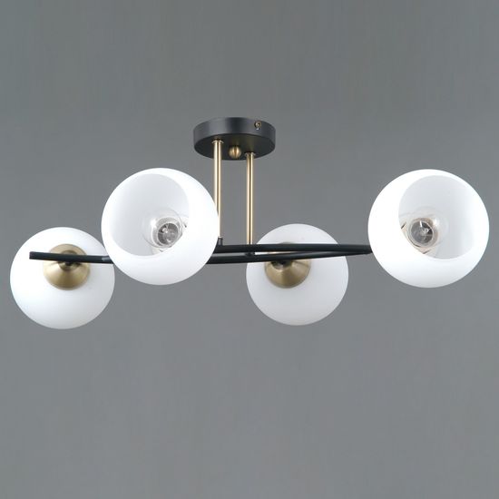 IL0798-4CSQ-25 BK AB TRENTO светильник потолочный