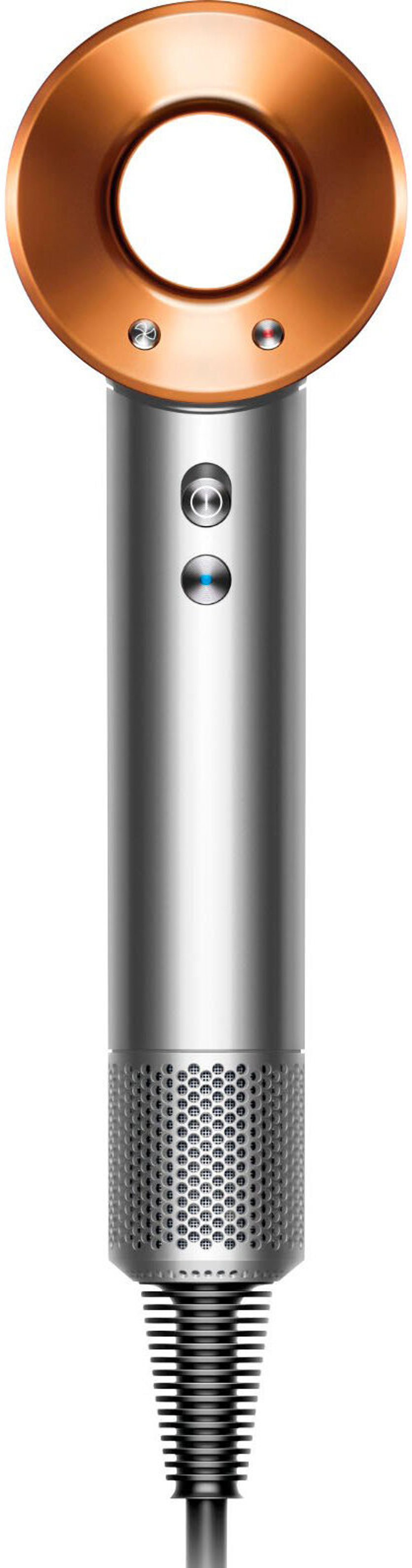 Фен Dyson Supersonic HD08, мощность 1600Вт, 3 температурных режима, длина шнура 2,8м, Bright Nickel/Rich Copper