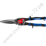 ЗУБР 300 мм, Прямые удлинённые ножницы по металлу, Профессионал (23130-SL)