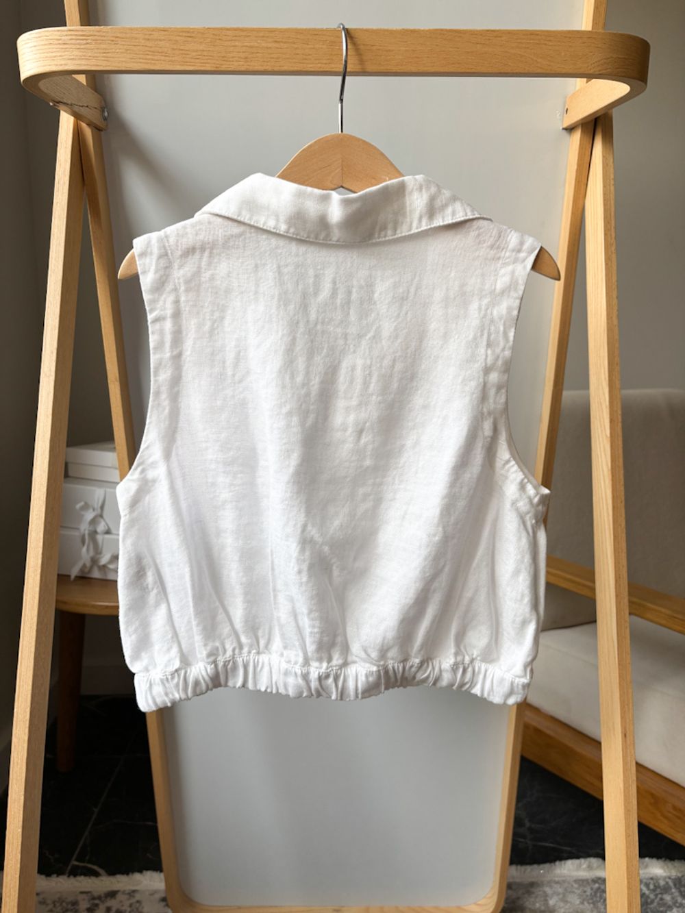 Льняной топ Zara, 140