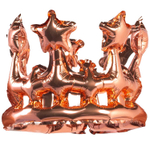 Шар Фольгированный Корона розовое золото (Розовое Золото)