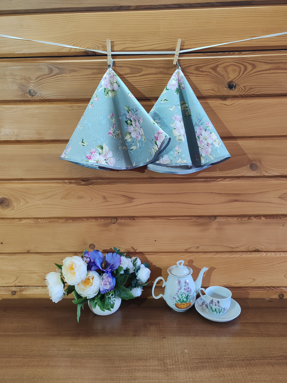 Полотенце кухонное, круглое, 2 шт, вафельное полотно