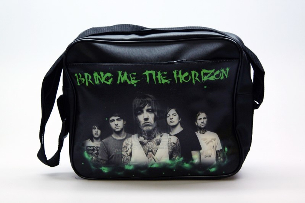 Сумка Bring Me The Horizon салат.буквы