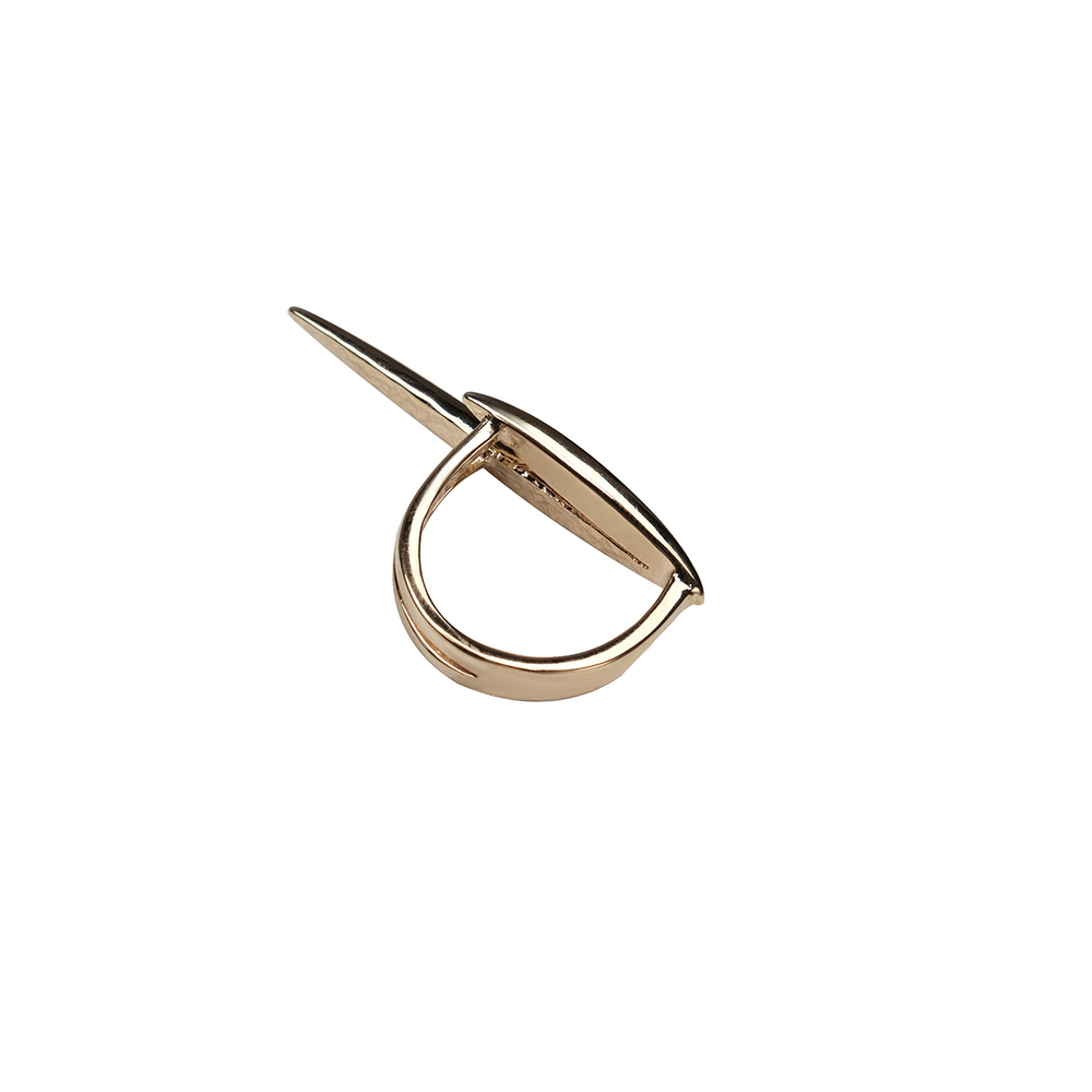 "Бонанза" кольцо в золотом покрытии из коллекции "Двойная игра" от  Jenavi