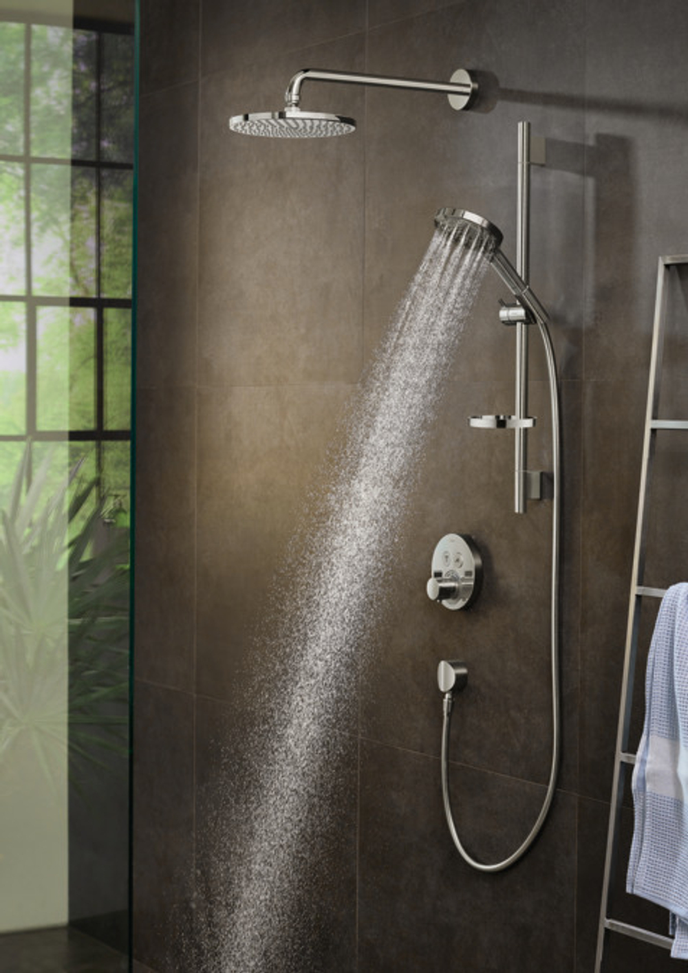 Raindance Select S Shower set 120 3jet P with shower bar 65 cm, powder rain 27654000