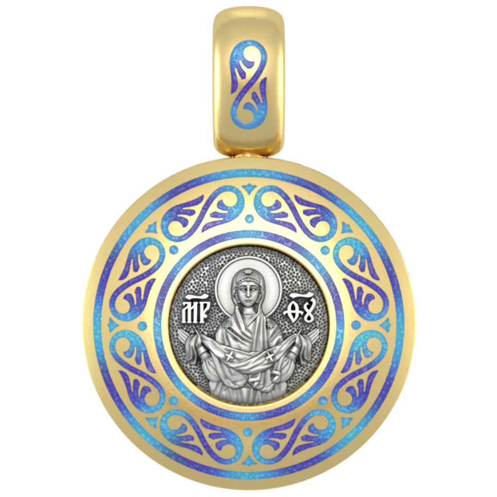 Образ "Покров Пресвятой Богородицы. Ангел Хранитель"