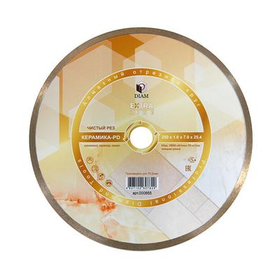 Алмазный отрезной круг DIAM КЕРАМИКА-PD 250 мм EXTRA LINE 000655