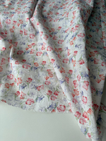 хлопок с мушкой Акварельные цветы