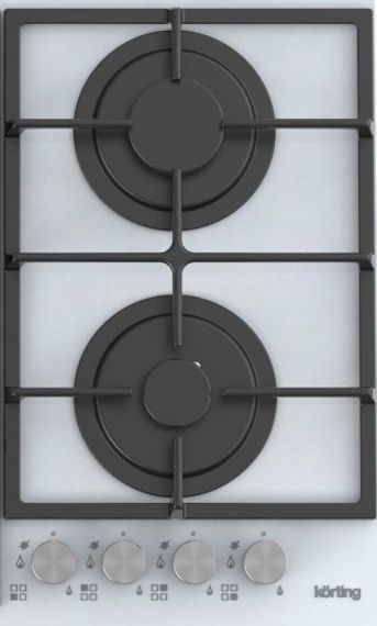 Газовая стеклянная варочная панель Korting HGG 6734 CTW