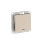 ATLASDESIGN 1-клавишный ВЫКЛЮЧАТЕЛЬ с подсветкой, сх.1а, 10АХ, мех., быстрозажим. клем., ПЕСОЧНЫЙ