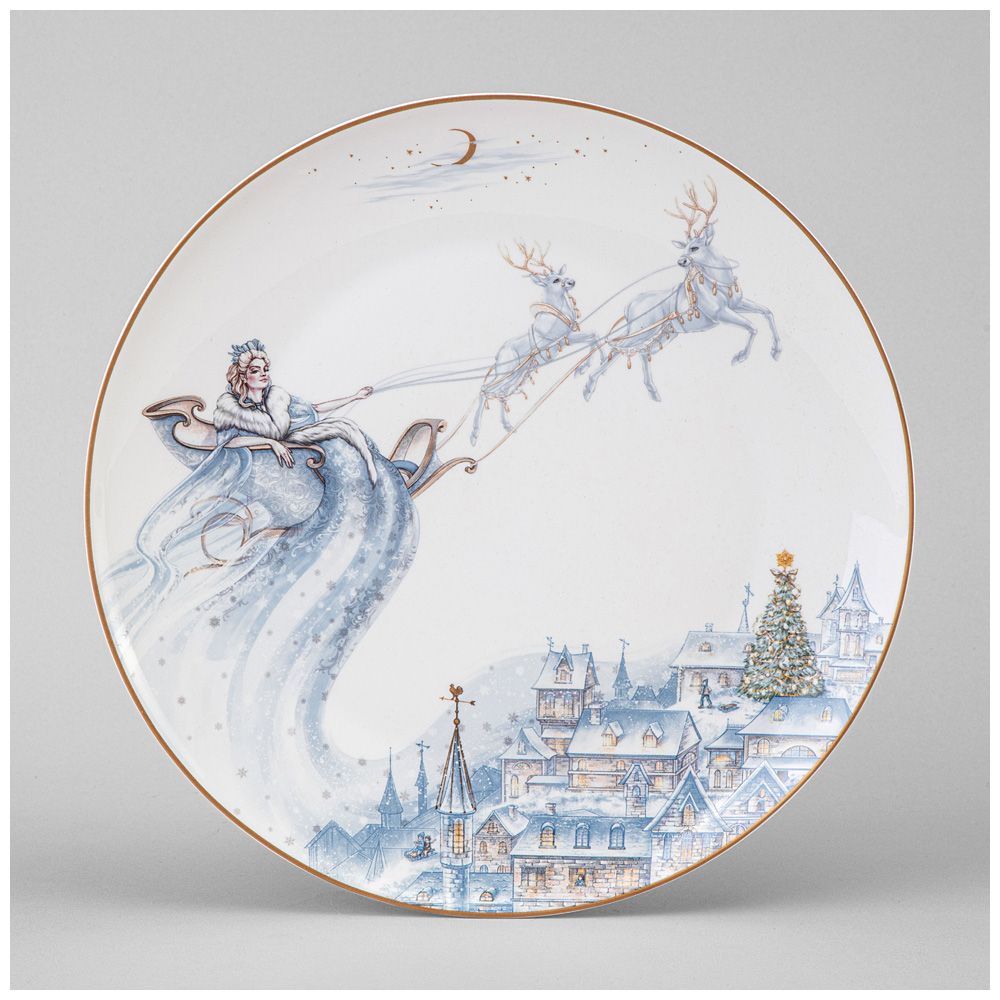 ТАРЕЛКА ОБЕДЕННАЯ LEFARD "СНЕЖНАЯ КОРОЛЕВА" 25,5 СМ (КОР=16ШТ.)