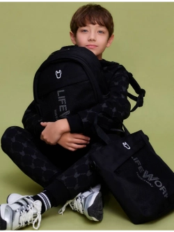 Рюкзак с карманом из сетки+ сумка с карманом из сетки с молнией