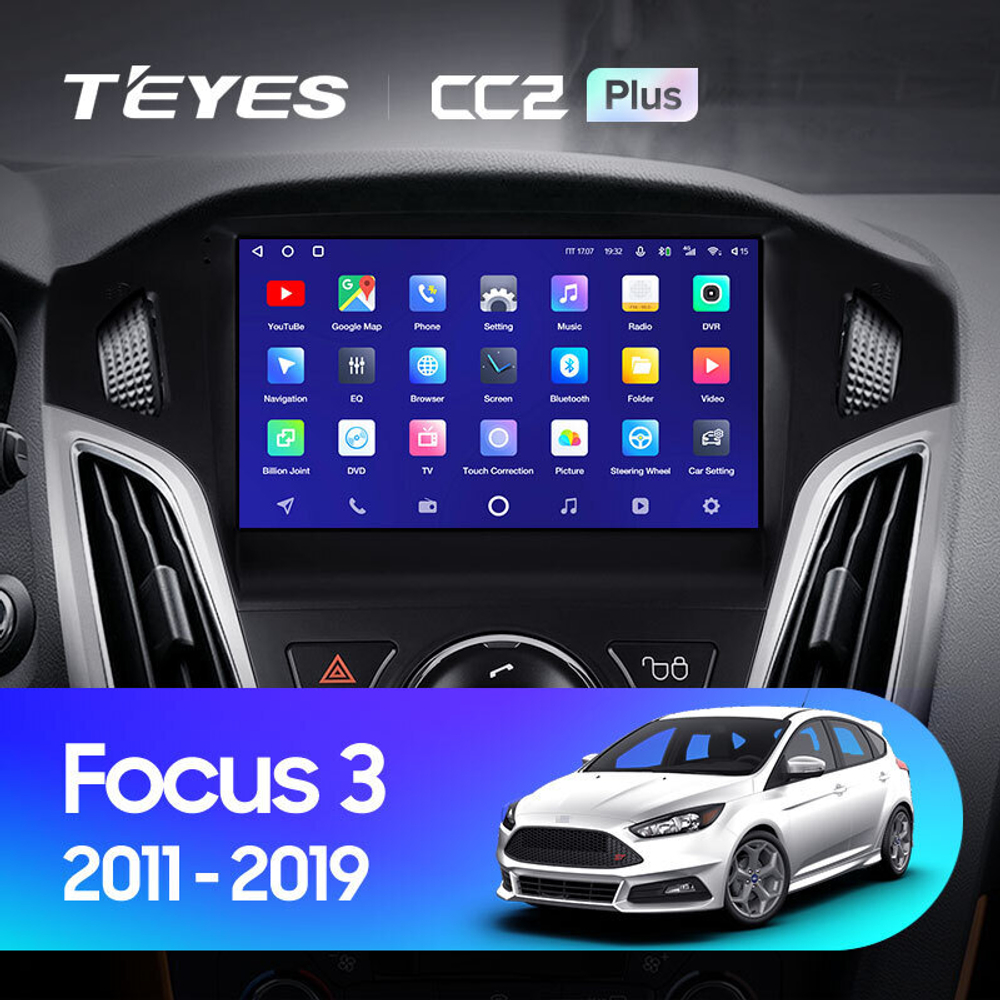 Teyes CC2 Plus 9" для Ford Focus 2011-2019