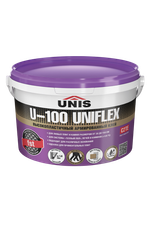Клей UNIS U-100 UNIFLEX С2ТЕ высокопластичный для керамогранита крупного формата  5 кг ведро