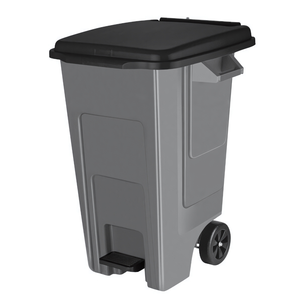 Бак для мусора Freestyle с крышкой на колесах 130 л