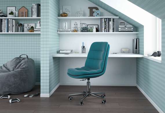 Кресло   Chairman Home 115 Россия ткань  Т-75 бирюза