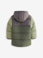 Куртка утепленная с капюшоном для мальчика Next Q53-228, Хаки