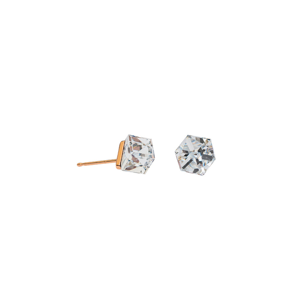 Серьги-пусеты Fiore Luna Crystal SWE1127/2 C RG