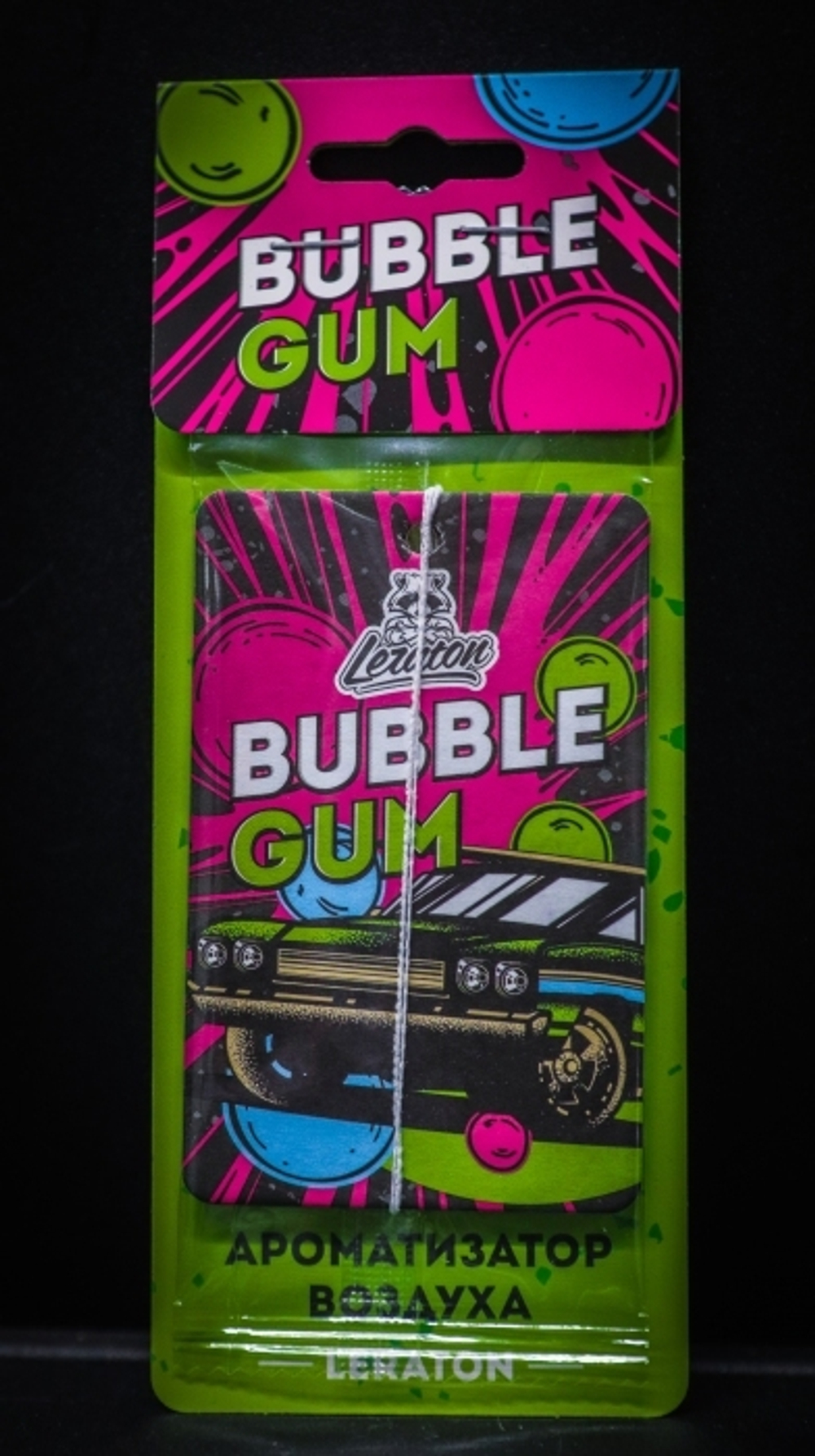 LERATON BUBBLE GUM.Ароматизатор подвесной