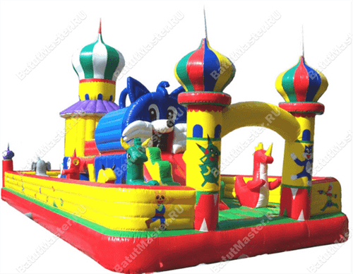 Коммерческий надувной батут "Кошачье царство"
