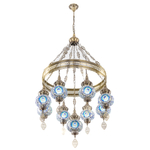 Citilux Каир CL419186 Люстра подвесная Мозаика Синяя