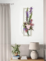 Искусственные цветы для декора стен