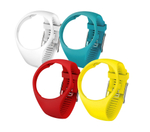 Сменный силиконовый ремешок для POLAR M200 белый, white strap