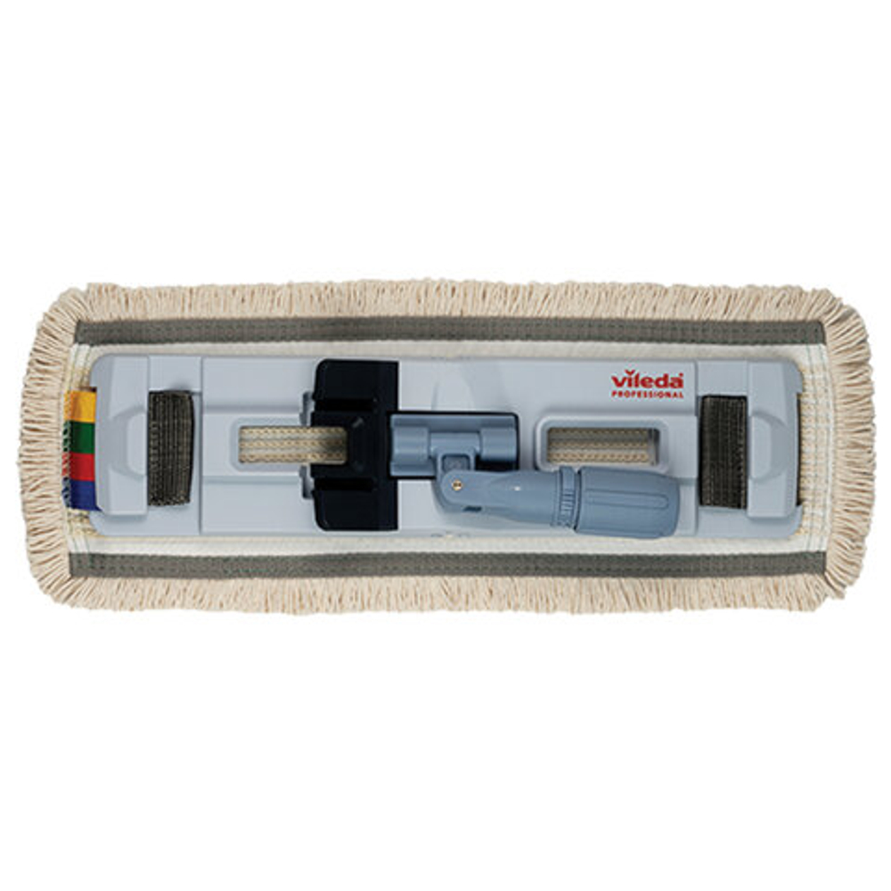 Насадка МОП плоская для держателя 40 см, уши (ТИП УВ), хлопок / полиэстер, VILEDA "УльтраСпидКонтракт"