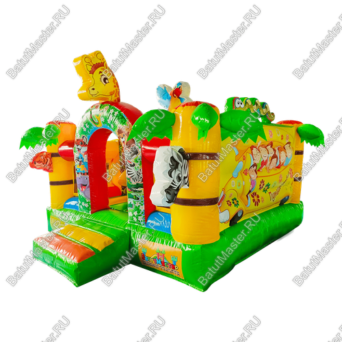 Коммерческий надувной батут "Сафари-экскурсия" 3.5*3.5*2,8 м